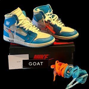 Off—-White x Air Jordan 1 Retro High OG UNC